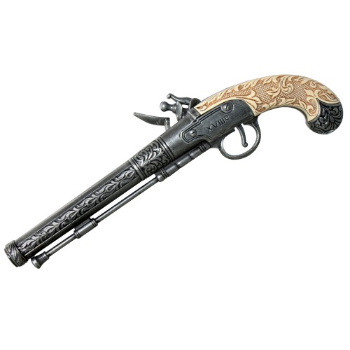 Preview: Kolser, Deko, Steinschlosspistole, Mechanik der Pistole ist beweglich, jedoch nicht schussfähig